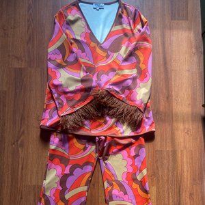 The Hippie Shake 1970's style two piece set
